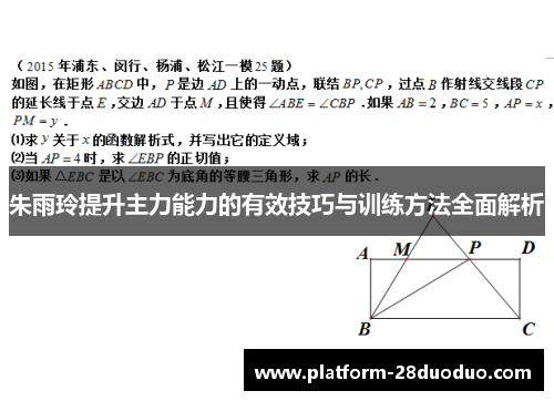 朱雨玲提升主力能力的有效技巧与训练方法全面解析
